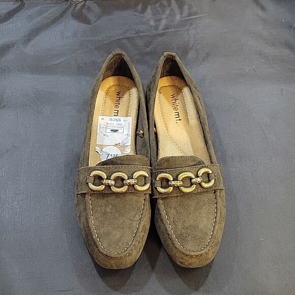 BRAND NEW WHITEMT CHAIN LINKING DESIGN SLIP ON WOMEN"S LOAFER - Picture 4 of 15